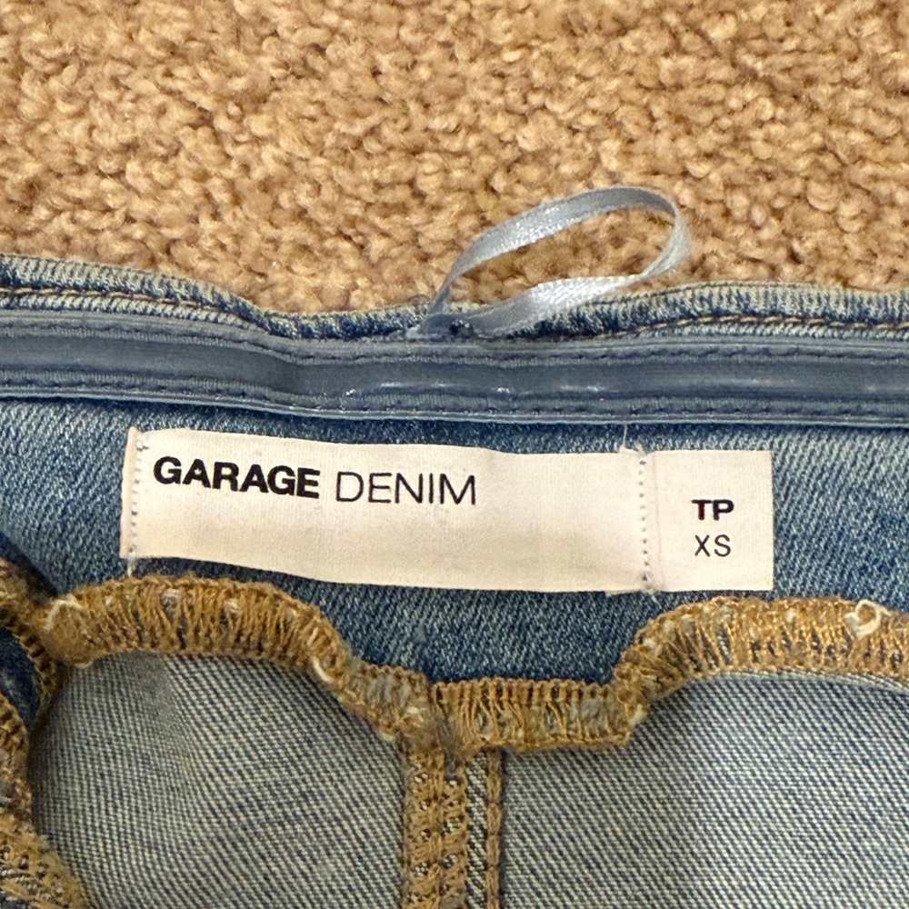 Strapless Denim Mini Dress Garage - Picture 5 of 5